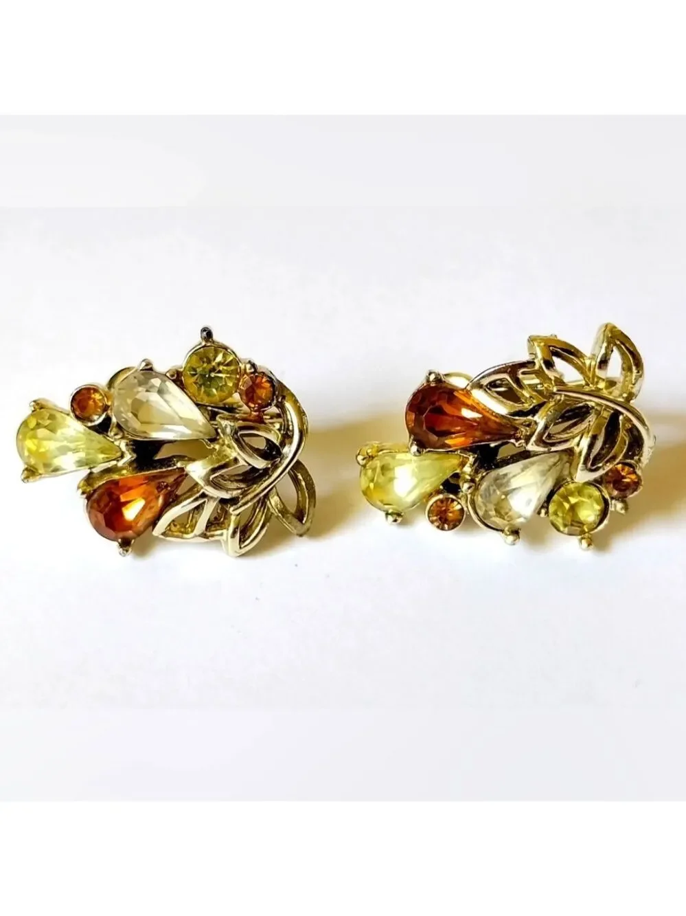 Coro Vintage Clip Earrings